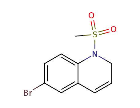 Molecular Structure of 333383-89-4 (6-bromo-1-methanesulfonyl-1,2-dihydro-quinoline)