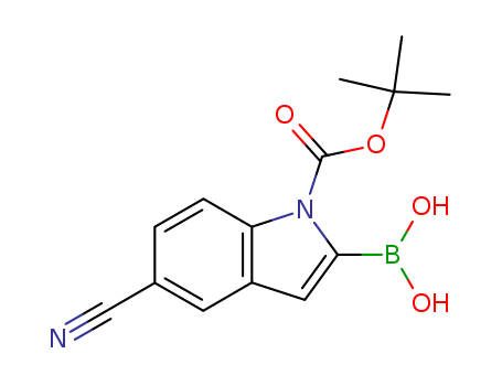 1-BOC-5-CYANOINDOLE-2-BORONIC ACID 475102-15-9