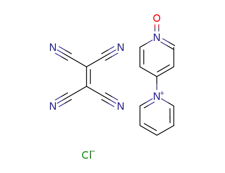 4-(N-pyridinium)pyridine-N-oxide chloride tetracyanoethylene complex