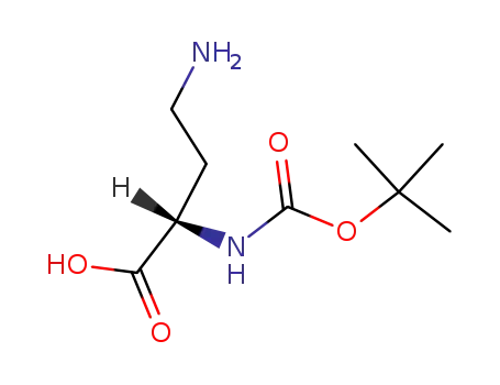 Molecular Structure of 25691-37-6 (Boc-L-2,4-diaminobutyric acid)