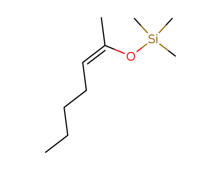 Molecular Structure of 19980-27-9 (Silane, trimethyl[(1-methyl-1-hexenyl)oxy]-, (Z)-)