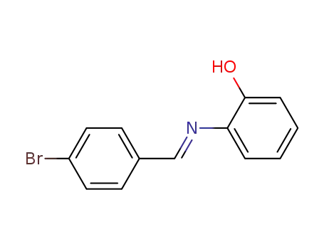 Molecular Structure of 117649-27-1 ((E)-N-(4-bromobenzylidene)-2-hydroxyaniline)
