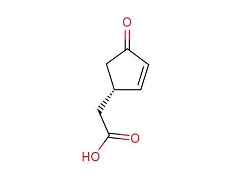 2-Cyclopentene-1-acetic acid, 4-oxo-, (S)-