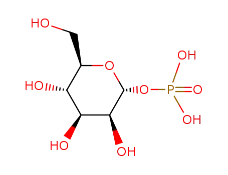 Molecular Structure of 27251-84-9 ([(3S,4S,5S,6R)-3,4,5-trihydroxy-6-(hydroxymethyl)oxan-2-yl]oxyphosphonic acid)