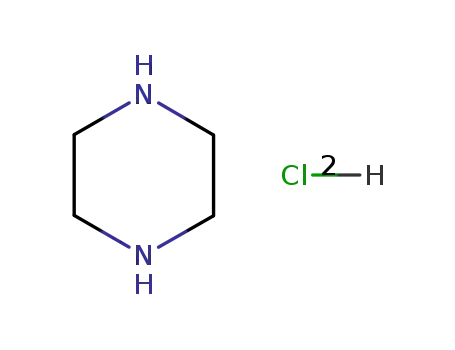 Molecular Structure of 8006-71-1 (piperazine hydrochloride)