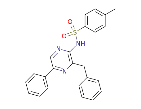 Benzenesulfonamide, 4-methyl-N-[5-phenyl-3-(phenylmethyl)pyrazinyl]-