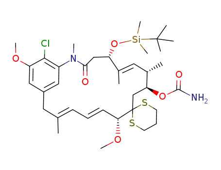 Molecular Structure of 75349-68-7 (C<sub>37</sub>H<sub>57</sub>ClN<sub>2</sub>O<sub>6</sub>S<sub>2</sub>Si)