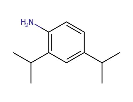 Molecular Structure of 79069-41-3 (Benzenamine, 2,4-bis(1-methylethyl)-)