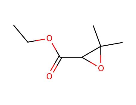 Molecular Structure of 134275-33-5 (Oxiranecarboxylic acid, 3,3-dimethyl-, ethyl ester, (+)- (9CI))