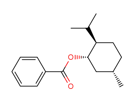 Molecular Structure of 612-33-9 (Cyclohexanol, 5-methyl-2-(1-methylethyl)-, benzoate, (1R,2S,5R)-rel-)