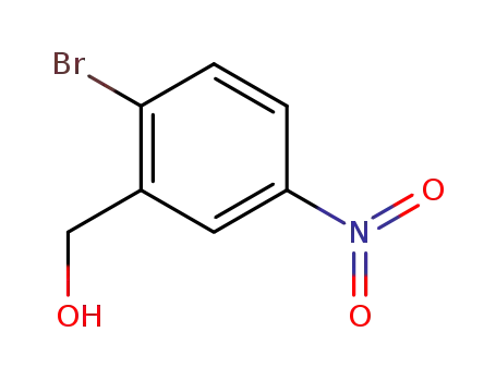 Molecular Structure of 332883-48-4 ((2-Bromo-5-nitrophenyl)methanol)