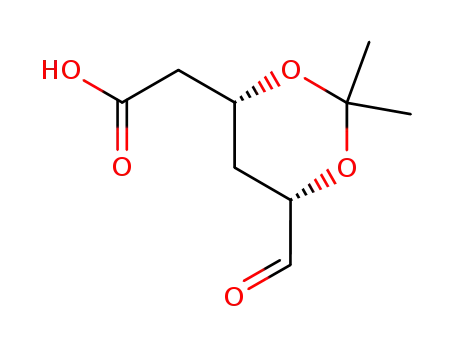 cis-(4R,6S)-2,2-dimethyl-6-formyl-1,3-dioxane-4-acetic acid