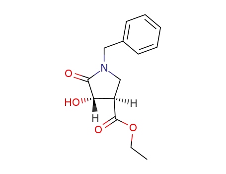 (3R,4S)-ethyl 1-benzyl-4-hydroxy-5-oxopyrrolidine-3- Carboxylate