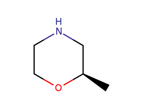 Molecular Structure of 790184-33-7 ((R)-2-Methylmorpholine)
