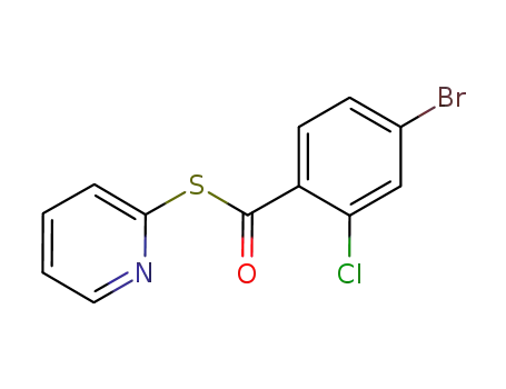 4-Bromo-2-chloro-thiobenzoic acid S-pyridin-2-yl ester