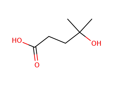 Molecular Structure of 23327-19-7 (4-hydroxy-4-methylpentanoic acid)