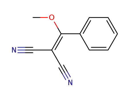 Molecular Structure of 42754-56-3 (Propanedinitrile, (methoxyphenylmethylene)-)