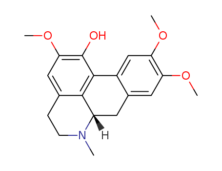 4H-Dibenzo[de,g]quinolin-1-ol,5,6,6a,7-tetrahydro-2,9,10-trimethoxy-6-methyl-, (6aS)- cas  5083-88-5