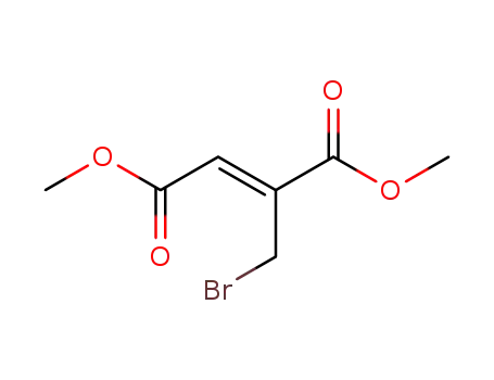 Molecular Structure of 61784-44-9 (2-Butenedioic acid, 2-(bromomethyl)-, dimethyl ester)