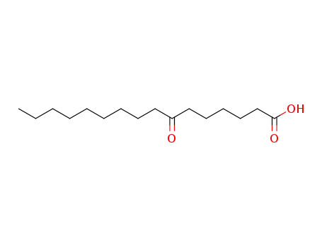 Molecular Structure of 54527-29-6 (Hexadecanoic acid, 7-oxo-)