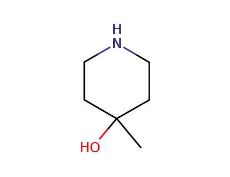 Molecular Structure of 3970-68-1 (4-METHYLPIPERIDIN-4-OL)