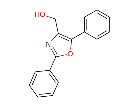 Molecular Structure of 2549-35-1 (4-Oxazolemethanol, 2,5-diphenyl-)