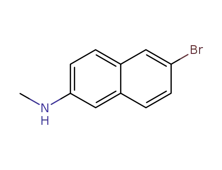 Molecular Structure of 305835-80-7 (6-bromo-N-methylnaphthalen-2-amine)