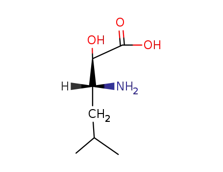 Molecular Structure of 62023-30-7 (3-amino-2-hydroxy-5-methylhexanoic acid)