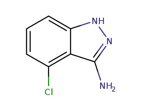 Molecular Structure of 20925-60-4 (4-Chloro-1H-indazol-3-amine)