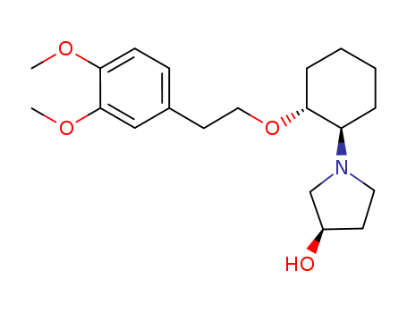 3-Pyrrolidinol,  1-[(1R,2R)-2-[2-(3,4-dimethoxyphenyl)ethoxy]cyclohexyl]-, (3R)-