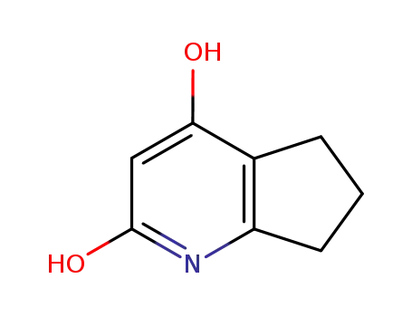 Molecular Structure of 55618-81-0 (1,5,6,7-Tetrahydro-4-hydroxy-2H-cyclopenta[b]pyridin-2-one)