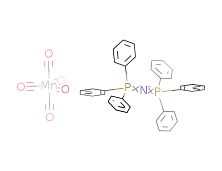 Molecular Structure of 52542-59-3 ({bis(triphenylphosphine)nitrogen}{manganese(carbonyl)5})