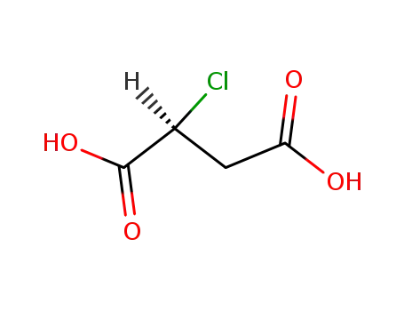 Molecular Structure of 617-41-4 ((+/-) Chlorosuccinic Acid)