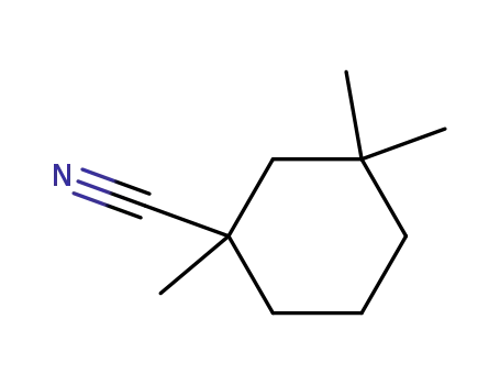 Molecular Structure of 72641-12-4 (3-cyano-3,5,5-trimethyl cyclohexane)