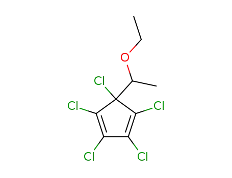 5-(1-ethoxyethyl)pentachlorocyclopentadiene