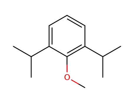 Molecular Structure of 2944-52-7 (2,6-DIISOPROPYLANISOLE)