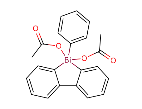 Molecular Structure of 325723-04-4 (Phenylbiphenyl-2,2'-ylenebismuth diacetate)