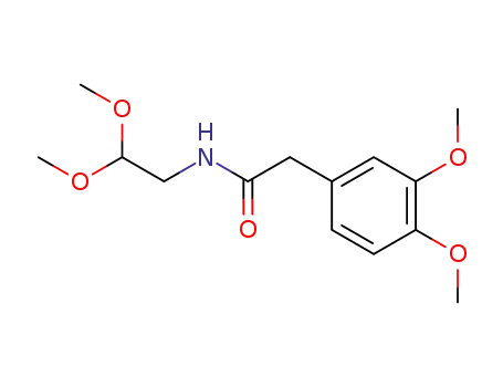 Molecular Structure of 73954-34-4 (N-(2,2-dimethoxy-ethyl)-3,4-dimethoxyphenylacetamide)