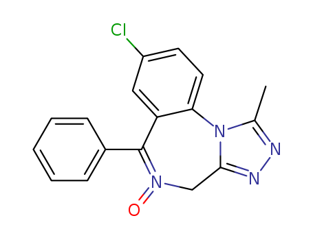 4H-[1,2,4]Triazolo[4,3-a][1,4]benzodiazepine,8-chloro-1-methyl-6-phenyl-, 5-oxide