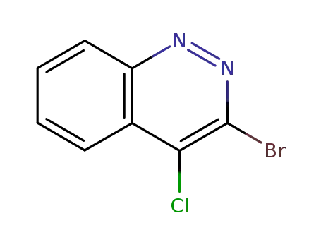 Molecular Structure of 80334-78-7 (3-BroMo-4-chloro-cinnoline)