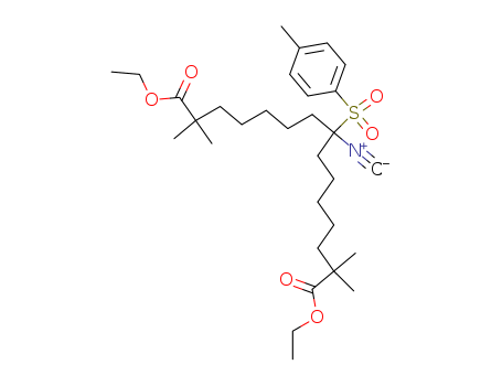 8-isocyano-2,2,14,14-tetramethyl-8-(toluene-4-sulfonyl)-pentadecanedioic acid diethyl ester