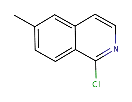 Molecular Structure of 209286-73-7 (1-CHLORO-6-METHYLISOQUINOLINE)
