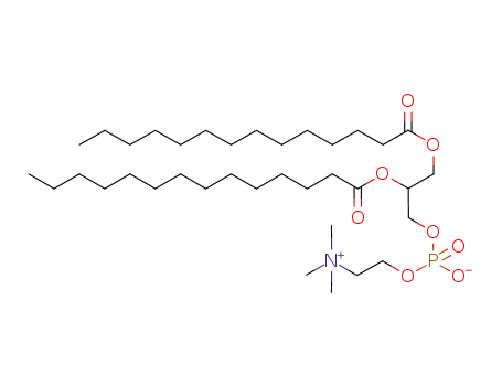 Molecular Structure of 18656-38-7 (1,2-DIMYRISTOYL-RAC-GLYCERO-3-PHOSPHOCHOLINE)