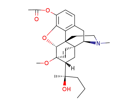 Molecular Structure of 25333-77-1 (Acetorphine)