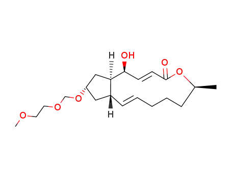 Molecular Structure of 62957-28-2 ((+)-Brefeldin A 7-methoxyethoxymethylether)