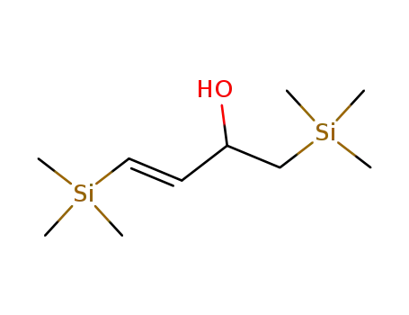Molecular Structure of 71404-34-7 ((E)-1,4-bis(trimethylsilyl)but-3-en-2-ol)