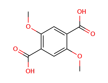Molecular Structure of 21004-11-5 (2,5-Dimethoxy-1,4-benzenedicarboxylic acid)