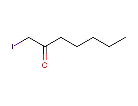 Molecular Structure of 66446-96-6 (2-Heptanone, 1-iodo-)