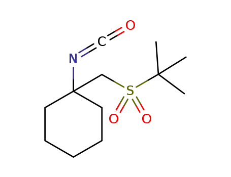 Cyclohexane, 1-[[(1,1-dimethylethyl)sulfonyl]methyl]-1-isocyanato-