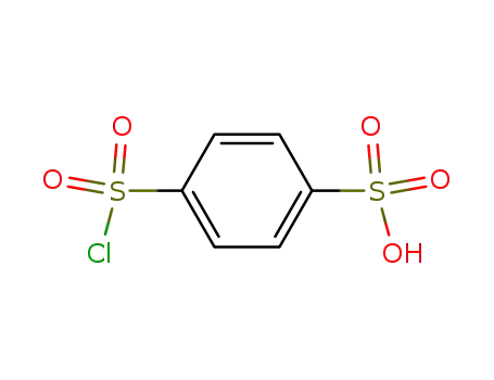 Molecular Structure of 134187-88-5 (4-Chlorosulfonyl-benzenesulfonic acid)